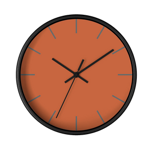 Boho Rust Wall Clock