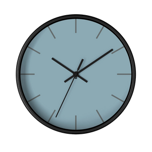 Danish Blue Wall Clock