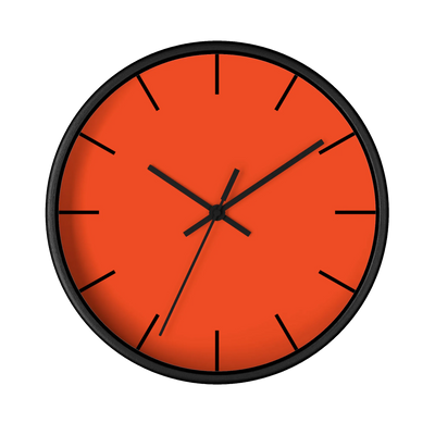 Dragon Fire Red Wall Clock