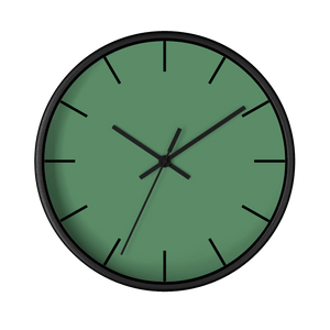 Dust Green Wall Clock