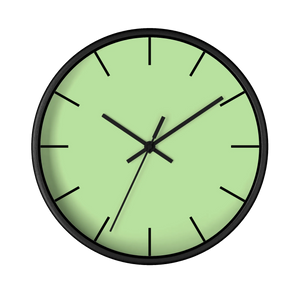 Fresh Green Mint Wall Clock