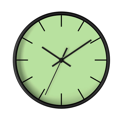 Fresh Green Mint Wall Clock