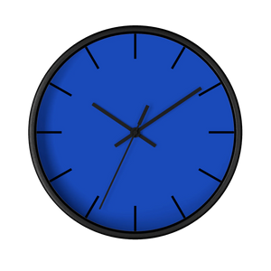 Funky Blue Wall Clock