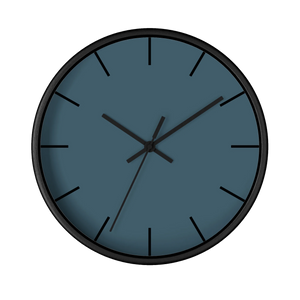 Nostradamus Blue Wall Clock