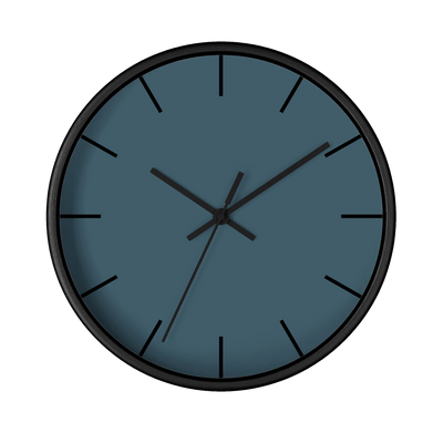 Nostradamus Blue Wall Clock