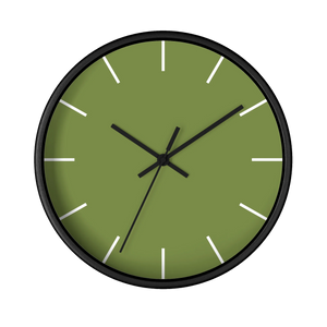 Olive Green Wall Clock