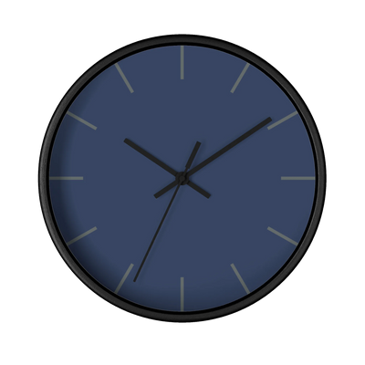 Rugged Blue Wall Clock