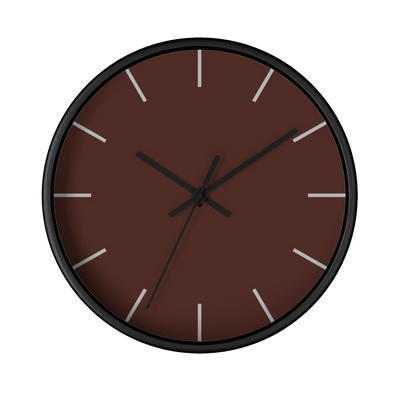 Saddle Brown Wall Clock