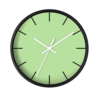 Fresh Green Mint Wall Clock