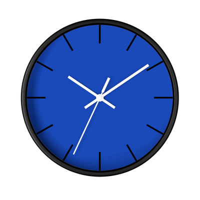 Funky Blue Wall Clock
