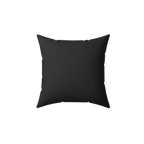 Blackboard faux suede throw pillow, front view.