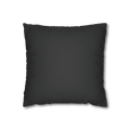 Carbon Fiber faux suede pillow case, front view.