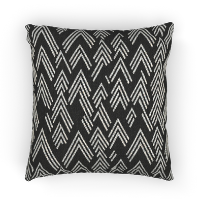 Carbon Fiber Ikat Woven Pillow