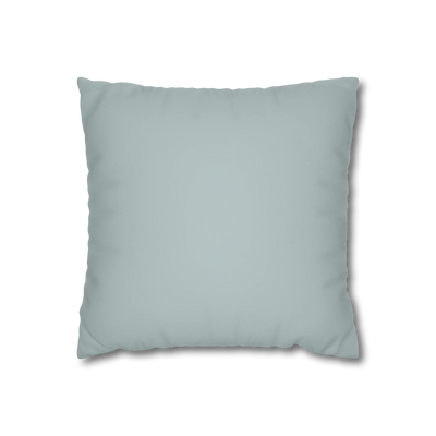 Cool Silver Faux Suede Pillowcase