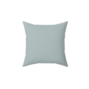 Cool Silver Faux Suede Pillow