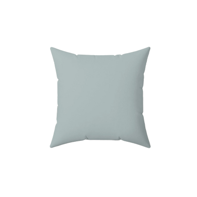 Cool Silver Faux Suede Pillow