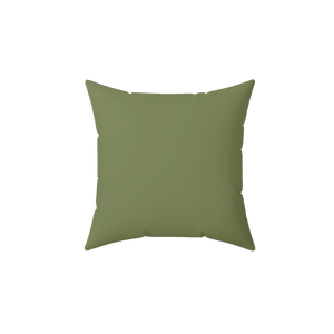 Dark Sage Faux Suede Pillow
