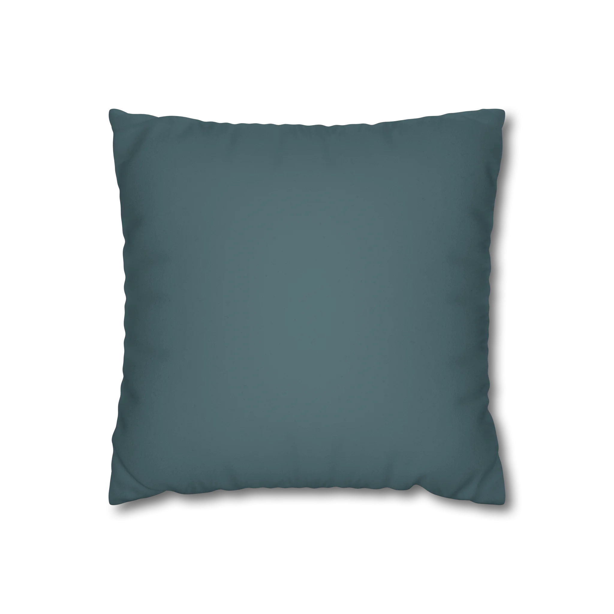 Deep Space Sparkle faux suede pillow case, front view.
