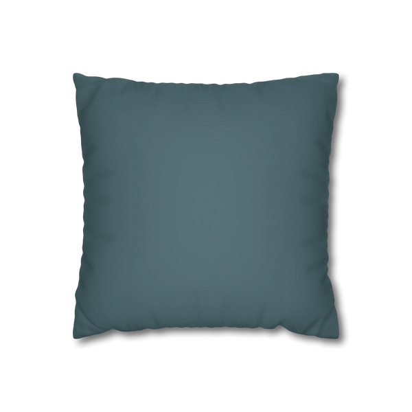 Deep Space Sparkle faux suede pillow case, front view.
