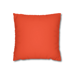 Dragon Fire Red Faux Suede Pillowcase
