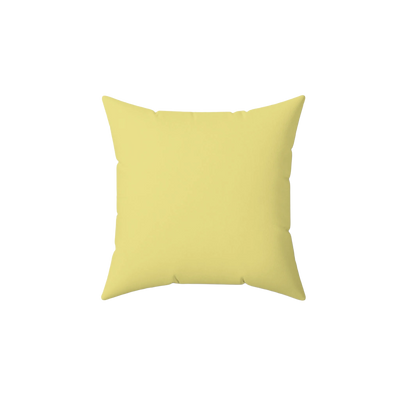 Dried Butter Wheat Faux Suede Pillow