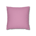 Dusty Calla Lily faux suede pillow case, front view.