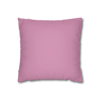 Dusty Calla Lily faux suede pillow case, front view.