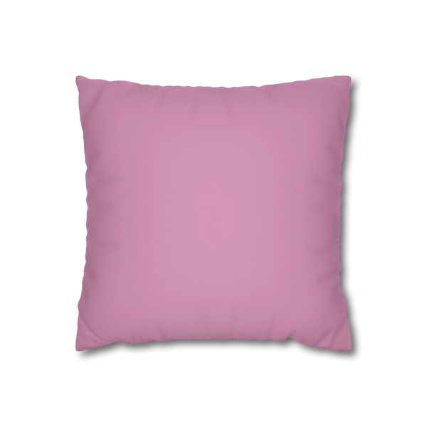 Dusty Calla Lily faux suede pillow case, front view.