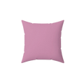 Dusty Calla Lily Faux Suede Pillow, front view.
