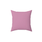 Dusty Calla Lily Faux Suede Pillow, front view.