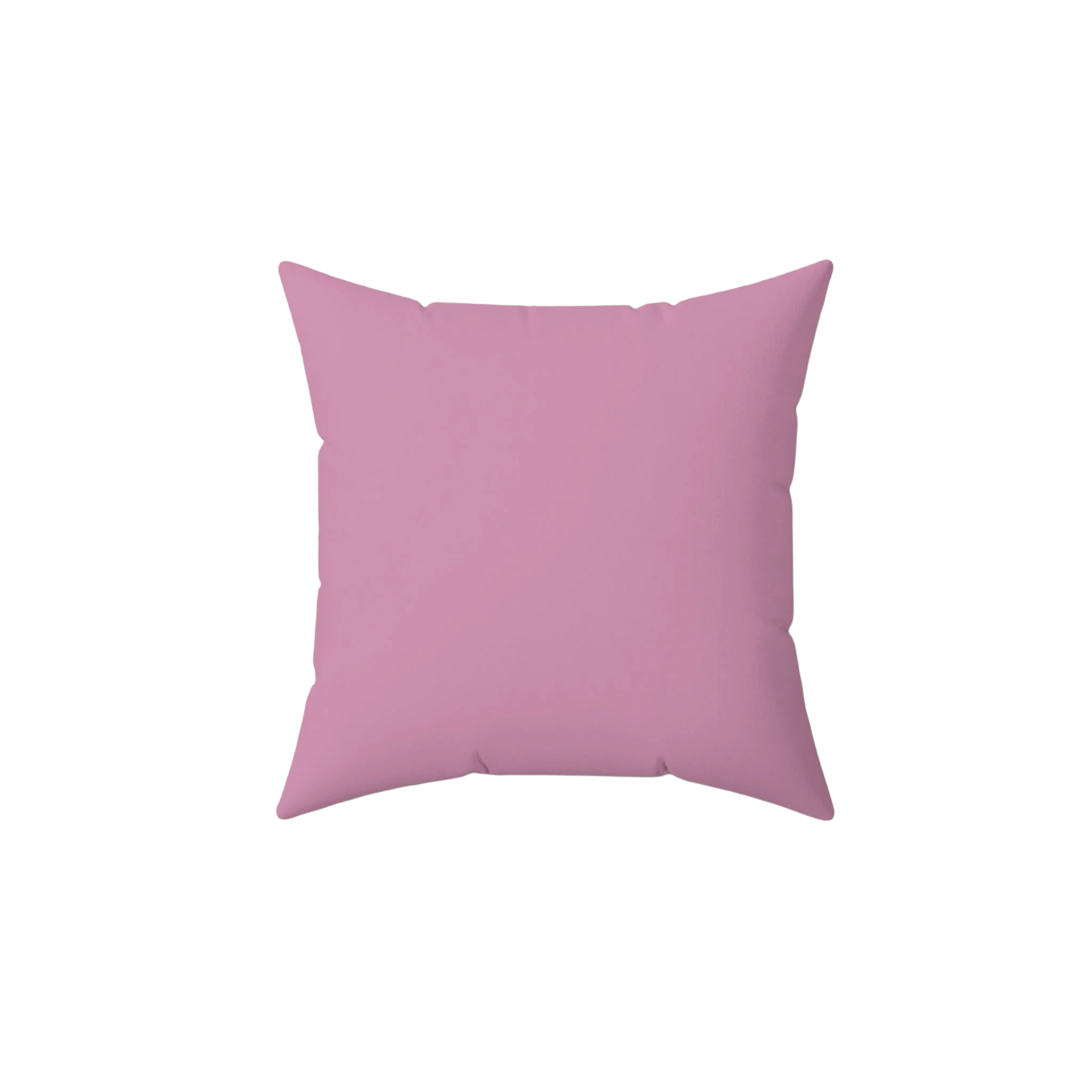 Dusty Calla Lily Faux Suede Pillow, front view.