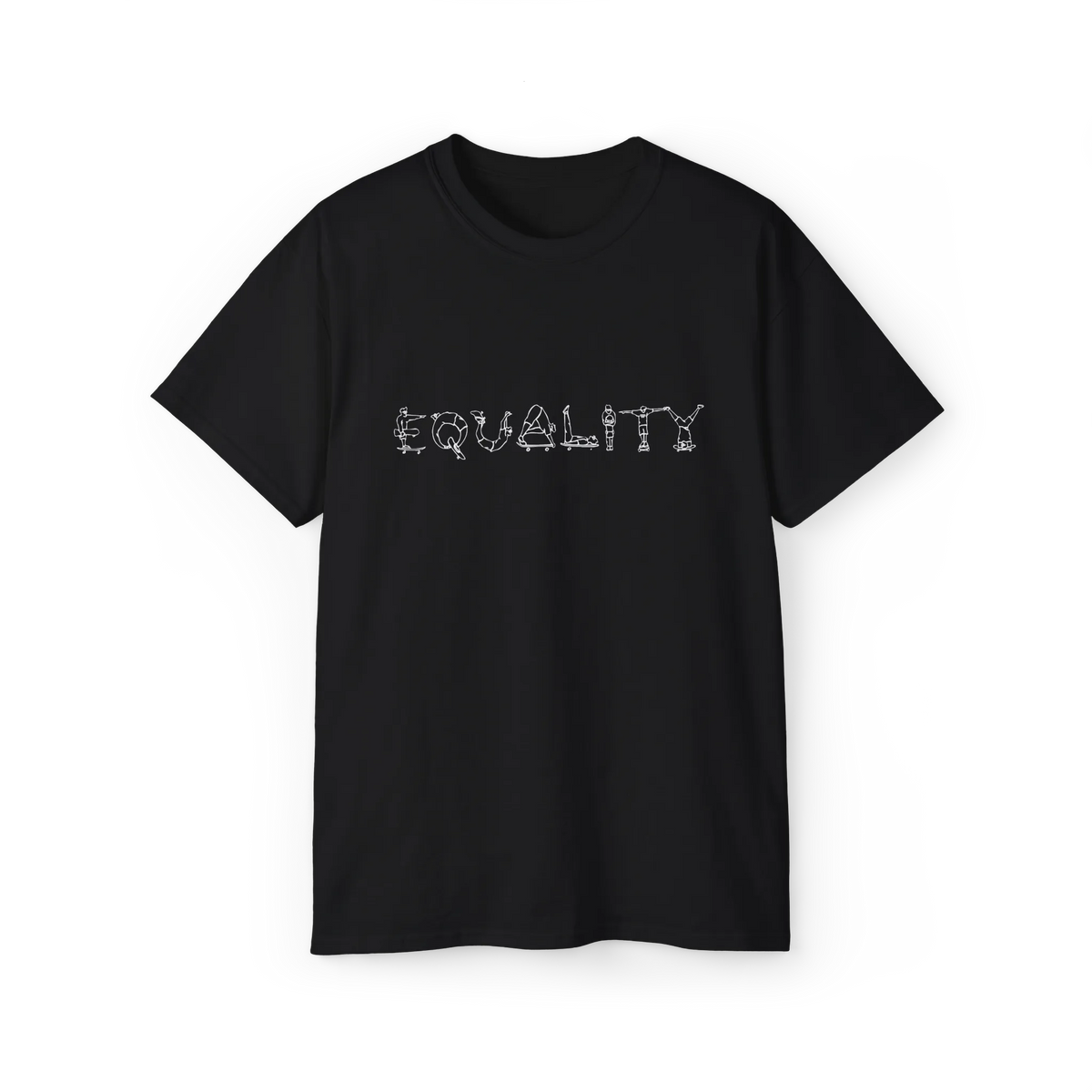 EQUALITY Purple Script Cotton Tee