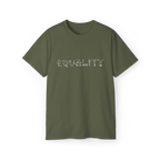 EQUALITY Purple Script Cotton Tee