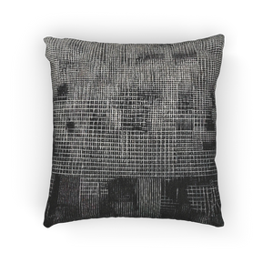 Faded Geometric Woven Pillow