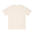 The plain back of a cream FREEBRD Logo Classic T-Shirt.
