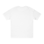 The plain back of a white FREEBRD Logo Classic T-Shirt.
