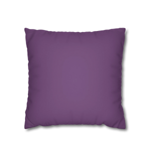 Garlic Purple Faux Suede Pillowcase