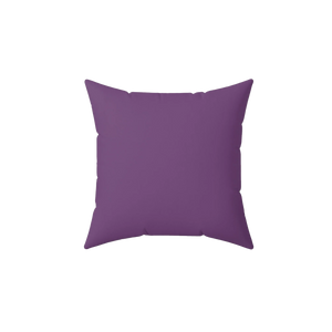 Garlic Purple Faux Suede Pillow