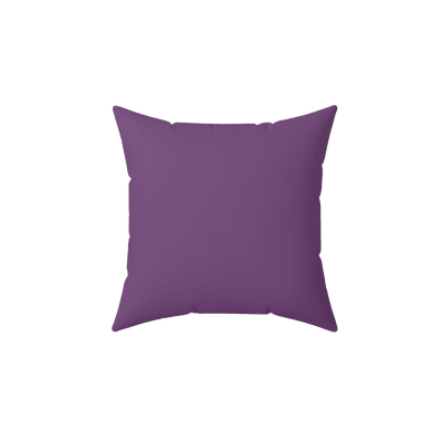 Garlic Purple Faux Suede Pillow