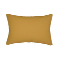 Gold Ochre lumbar accent pillow, front view.