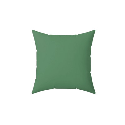 Green Dust Faux Suede Pillow