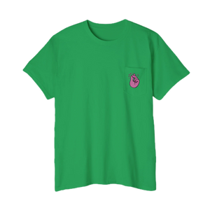 Baby Pink Clock It Pocket Tee