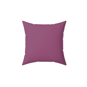 Lavender Red Faux Suede Pillow