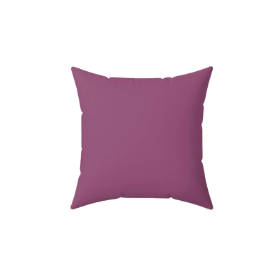 Lavender Red Faux Suede Pillow