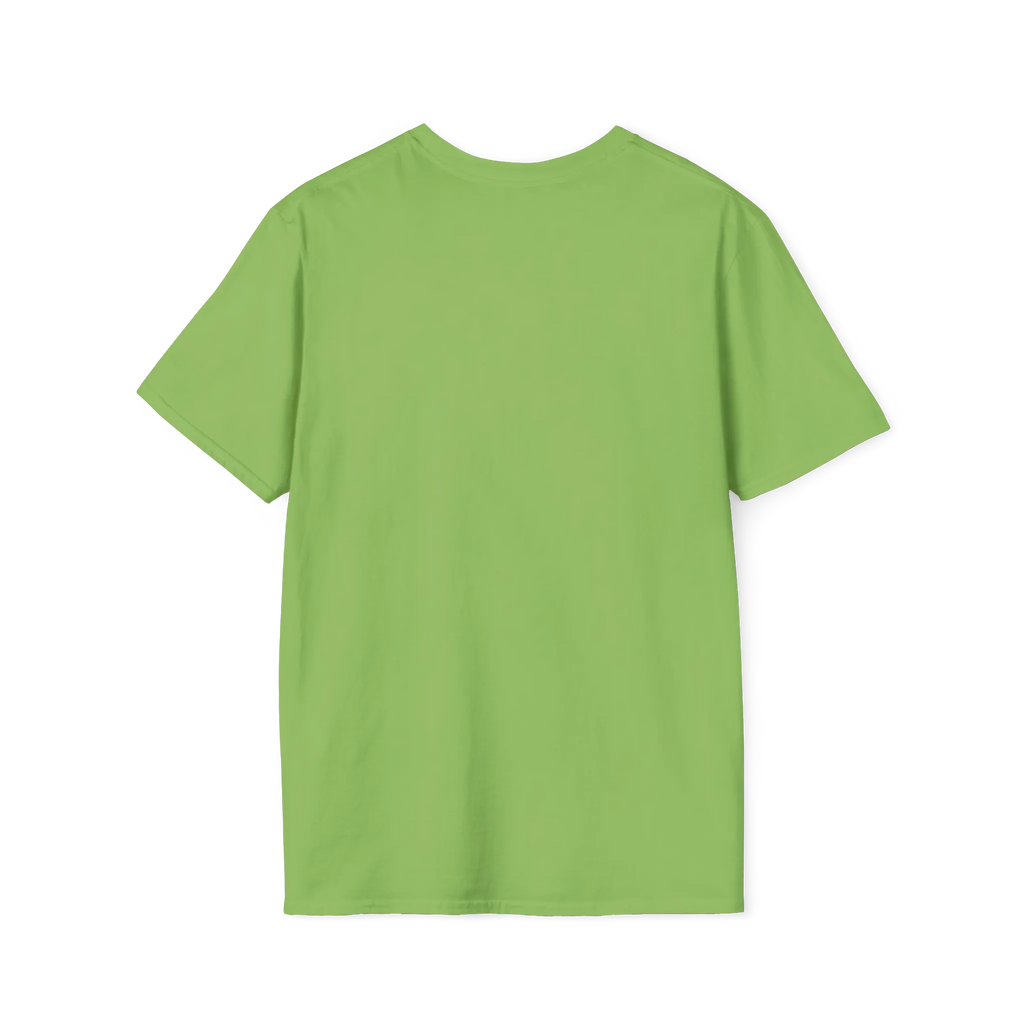 A back view of the lime women's rights are human rights t-shirt.