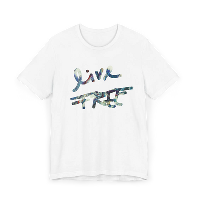 Live Free T-Shirt — Afrostar Script Essential