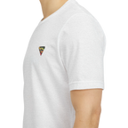 "Lucy Panda" 01 Edition Graphic Tee by FREEBRD — ash, lifestyle front, FREEBRD Diamond chest emblem, relaxed fit on model.