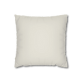 Memphis Off White faux suede pillowcase, front view.