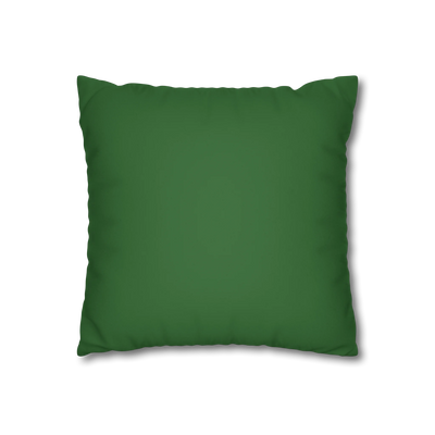 Mughal Green Faux Suede Pillowcase