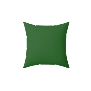 Mughal Green Faux Suede Pillow